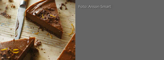 Rezeptbild für "Rohe Schokoladen-Orangen-Tarte"