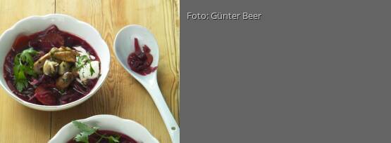 Rezeptbild für "Rotkohl-Borschtsch"