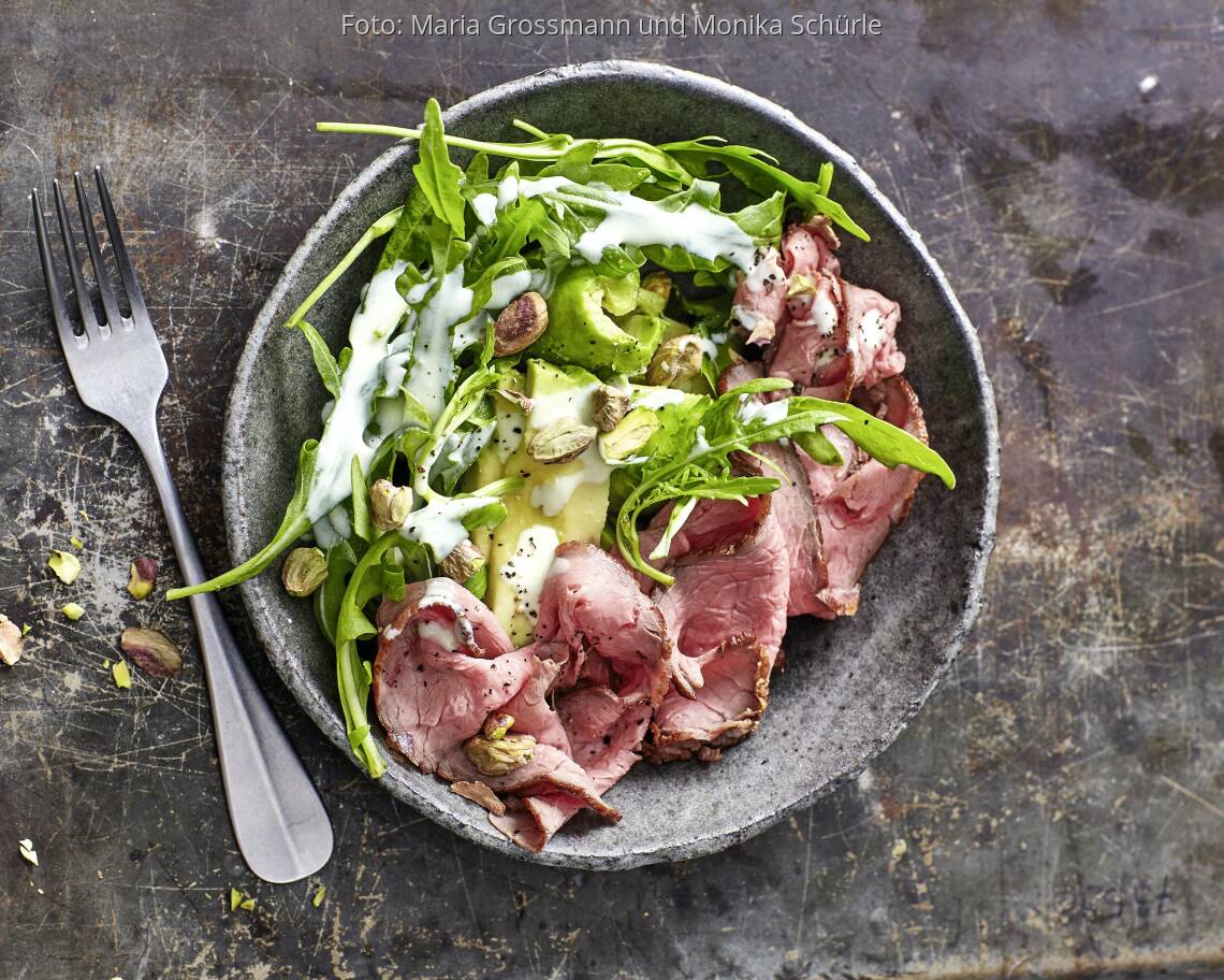 Rucola-Roastbeef-Salat