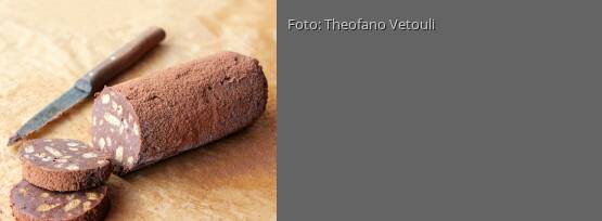 Rezeptbild für "Salame di Cioccolato (Schoko-Salami)"