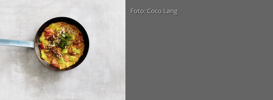 Rezeptbild für "Schmorgurkenpfanne mit Chorizo"