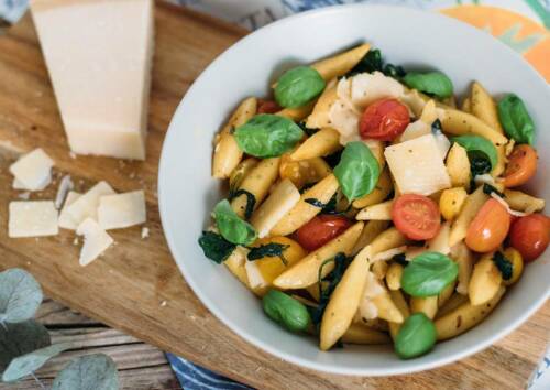 Schnelles und einfaches Rezept mit einer Handvoll Zutaten: Schupfnudeln italiaenischer Art