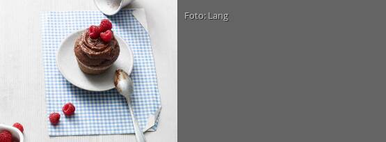 Rezeptbild für "Schokoküchlein mit Himbeeren"