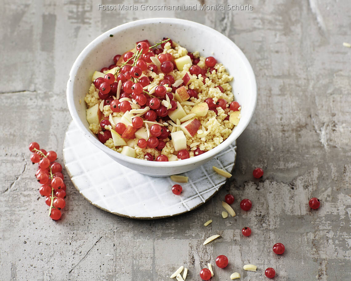 Süßer Couscous-Salat