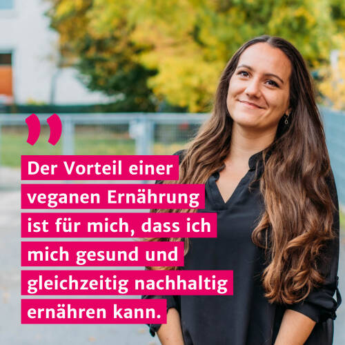 Serena aus der SevenCooks Redaktion mit ihrem Zitat zum Veganuary.