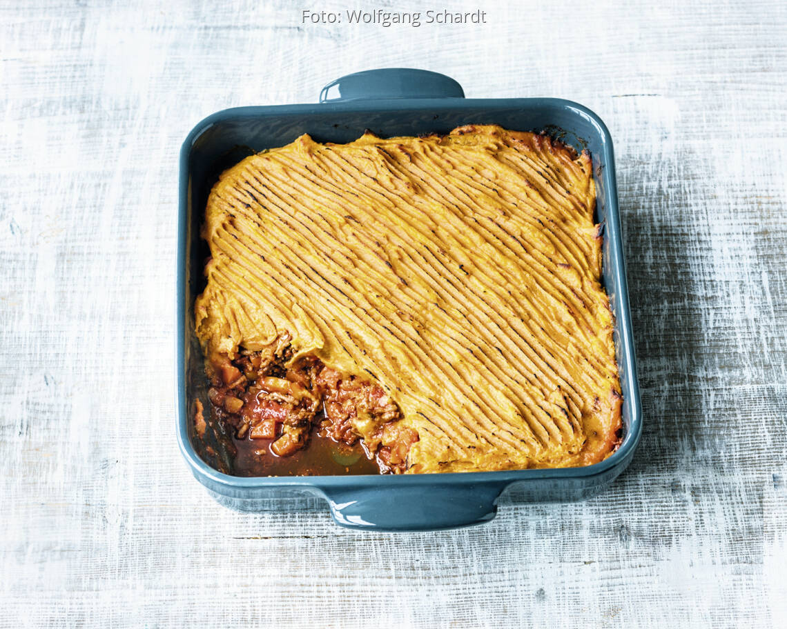 Süßkartoffel-Shepherds-Pie