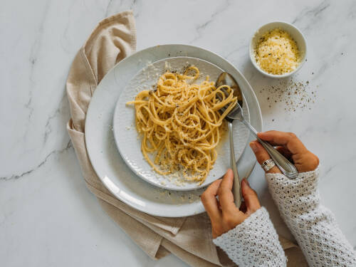 Spaghetti Cacio e Pepe