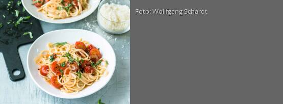 Rezeptbild für "Spaghetti mit Tomaten"