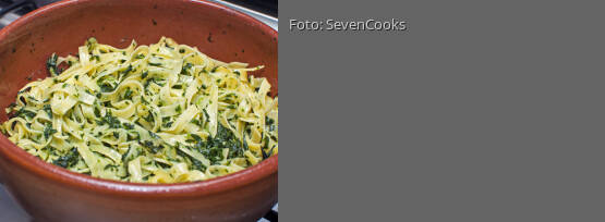 Rezeptbild für "Tagliatelle al Spinaci"