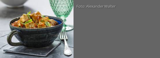 Rezeptbild für "Tofu süß, sauer und scharf"