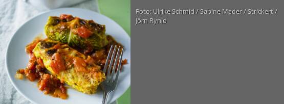 Rezeptbild für "Tomaten-Parmesan-Sonnenweizen im Wirsingpäckchen"