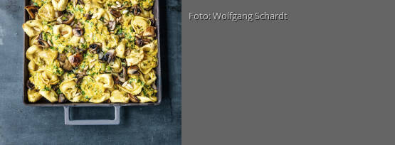 Rezeptbild für "Tortellini-Pilz-Auflauf"