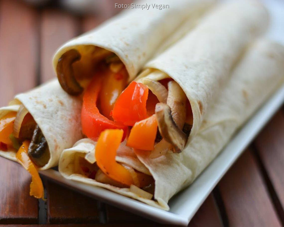 Vegane Fajitas