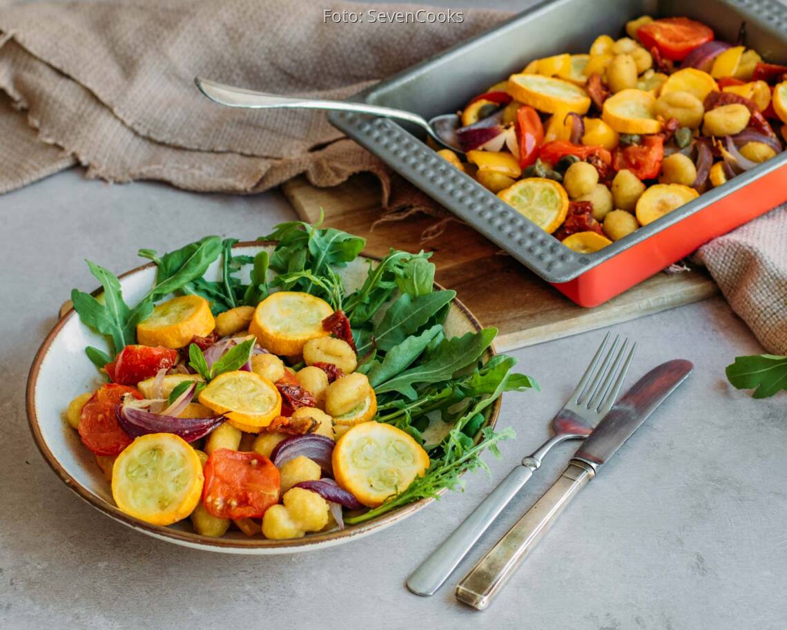 Vegane Rezept: Schnelle Gnocchi vom Blech 3