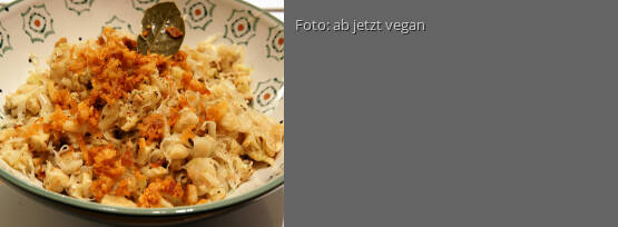 Rezeptbild für "Krautspätzle mit Räuchertofu"