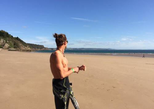 veganer Triathlet Daniel Braun läuft