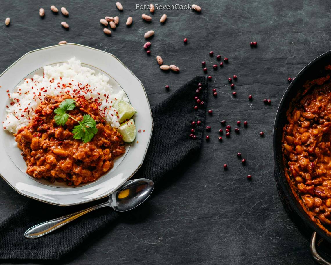 Veganes Rezept: 5-Bohnen-Curry 1