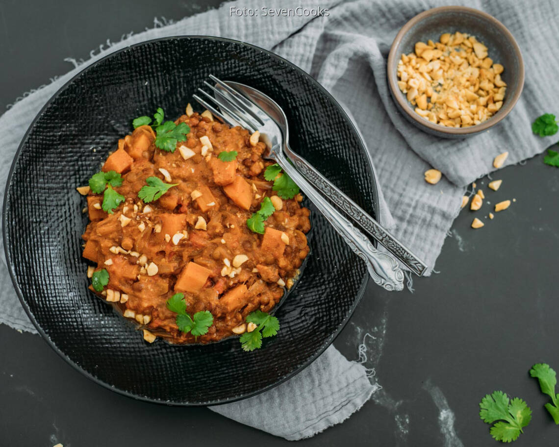 Veganes Rezept: Afrikanischer Linseneintopf 1