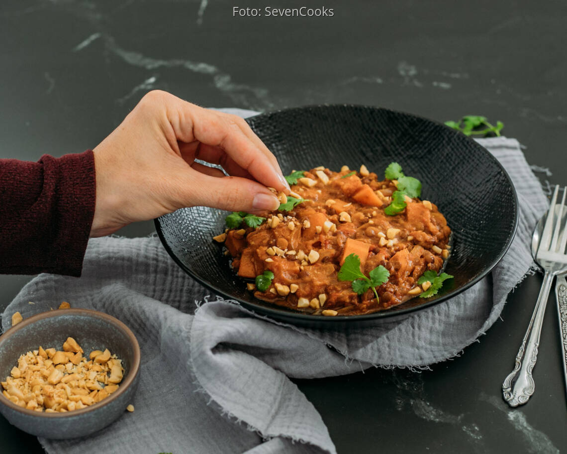 Veganes Rezept: Afrikanischer Linseneintopf 3