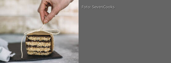 Rezeptbild für "Amaranth-Erdnussbutter-Bars to go"