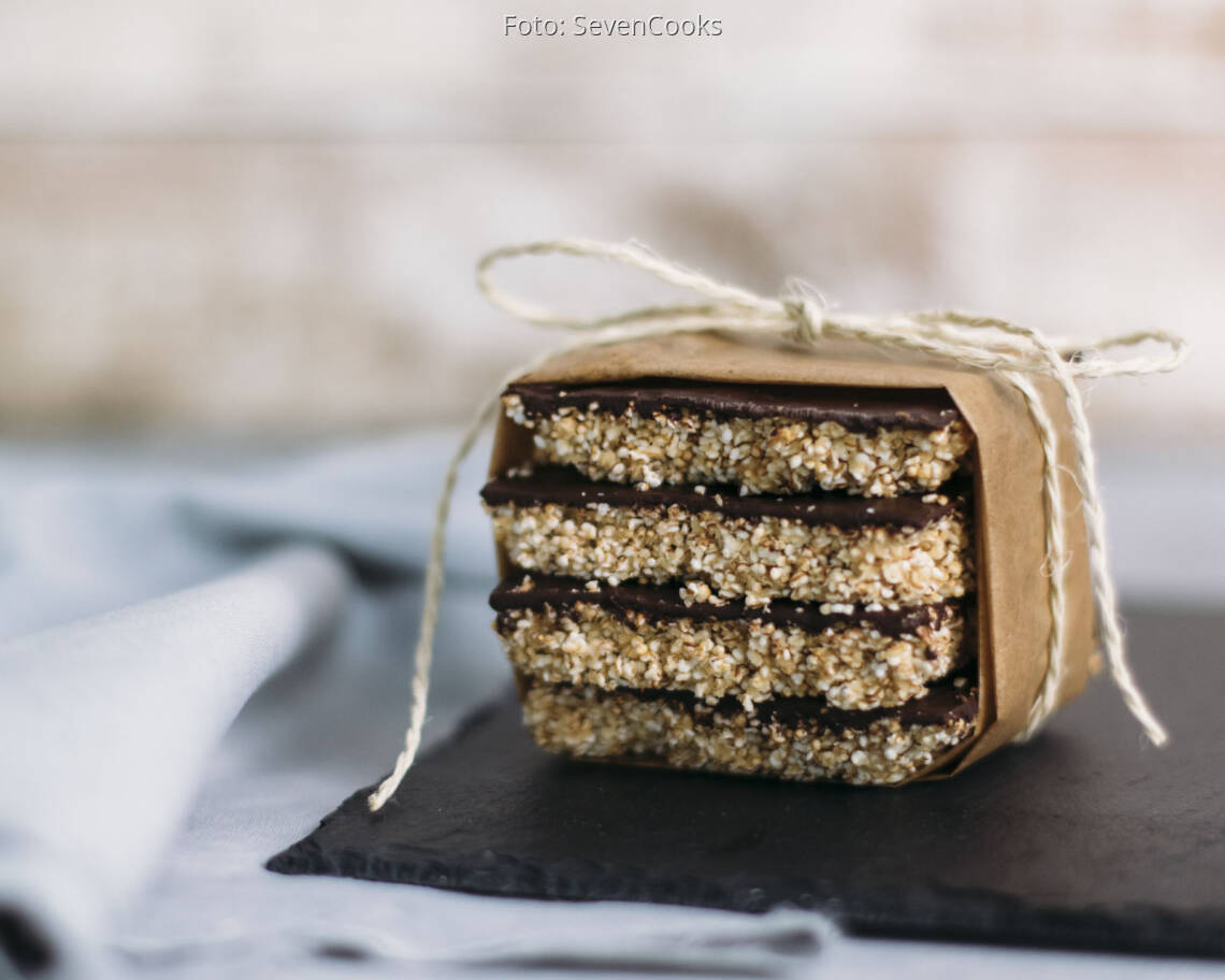 Veganes Rezept: Amaranth-Erdnussbutter-Bars to go