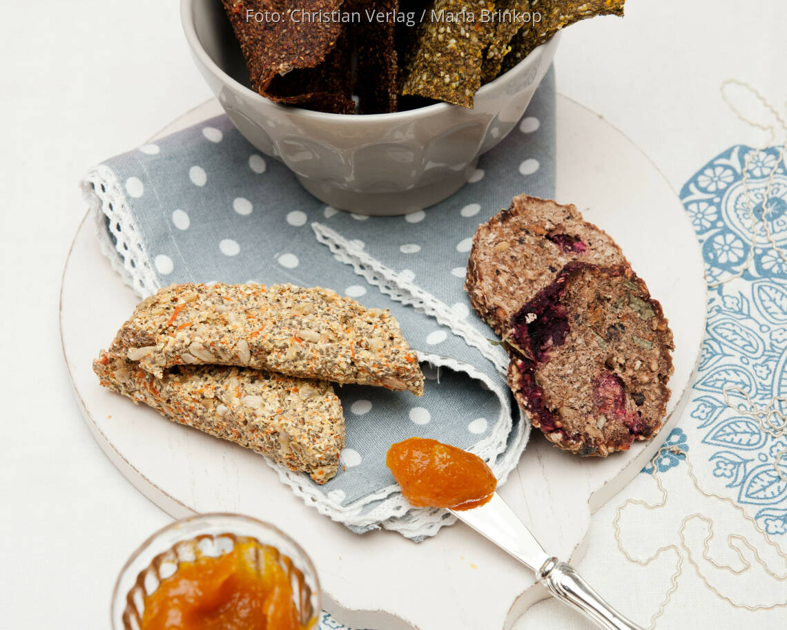 Veganes Rezept: Apfel Kirsch Cookies