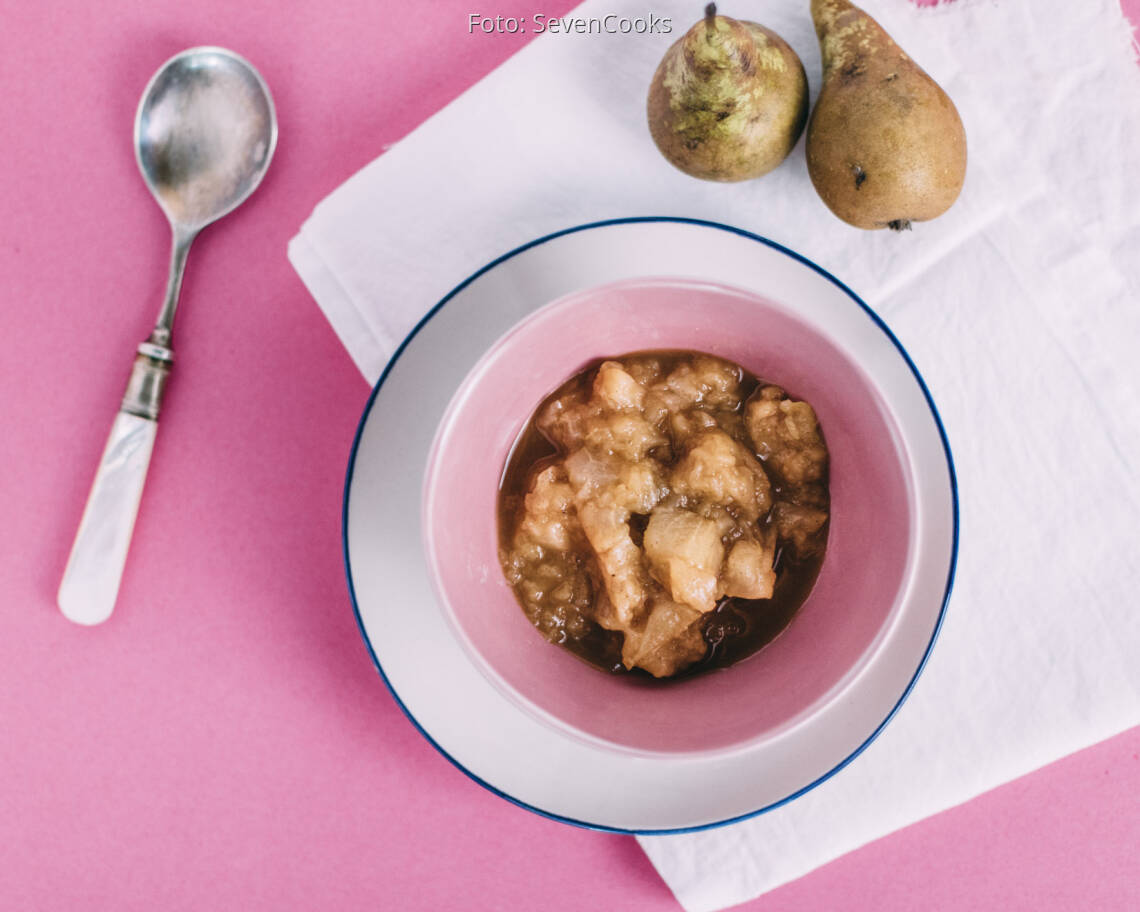 Veganes Rezept: Apfel-Birnen-Kompott 2