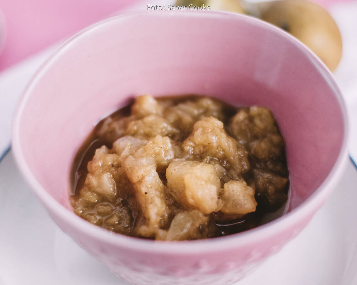 Veganes Rezept: Apfel-Birnen-Kompott 3