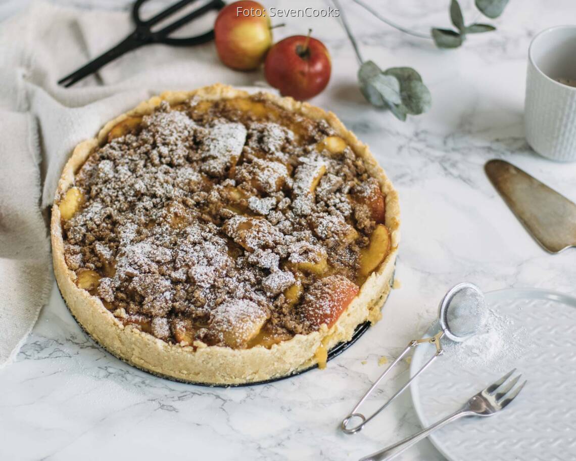 Veganes Rezept: Apfel-Streuselkuchen_3