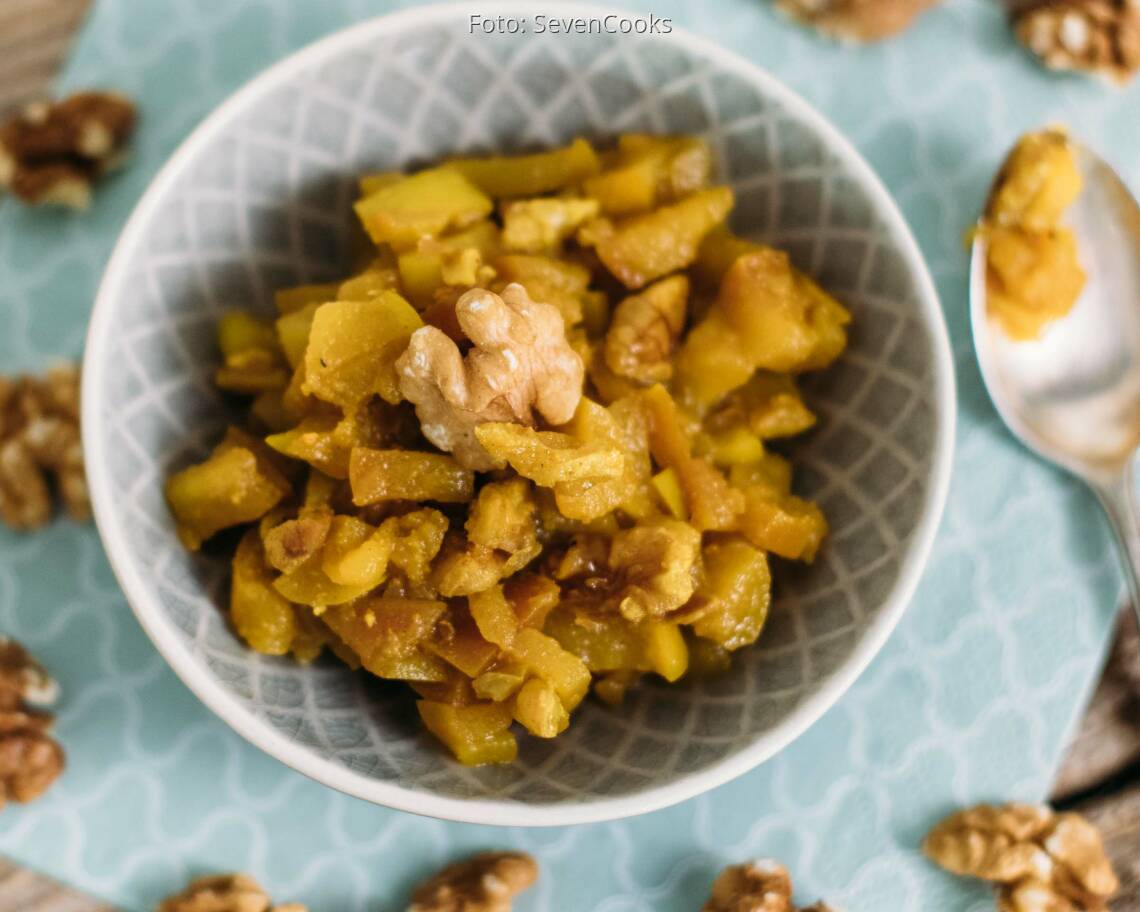 Veganes Rezept: Apfel-Walnuss-Chutney_1
