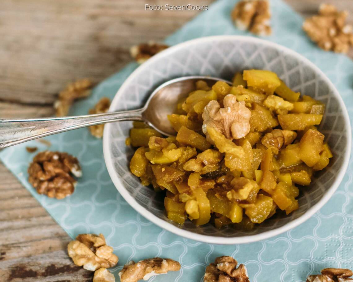 Veganes Rezept: Apfel-Walnuss-Chutney_2