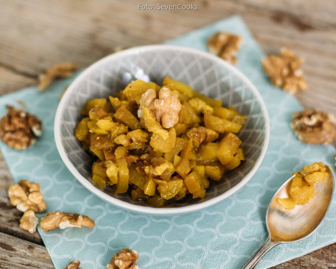 Veganes Rezept: Apfel-Walnuss-Chutney_3