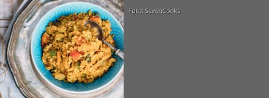 Rezeptbild für "Asiatischer Blumenkohlreis"
