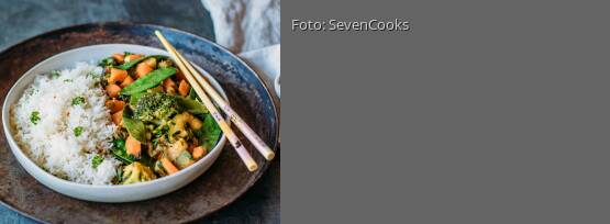 Rezeptbild für "Asiatisches Wokgemüse mit Reis"