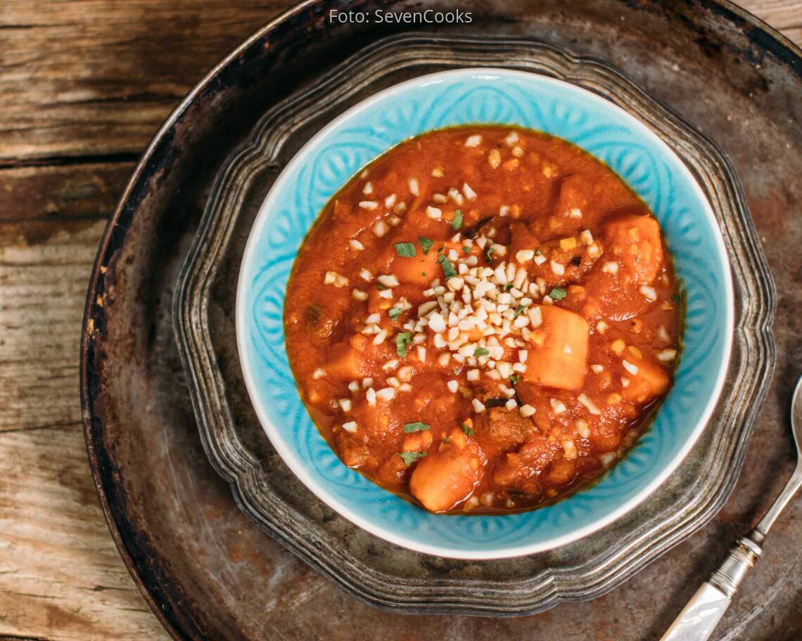 Veganes Rezept: Auberginen-Süßkartoffel-Curry_2