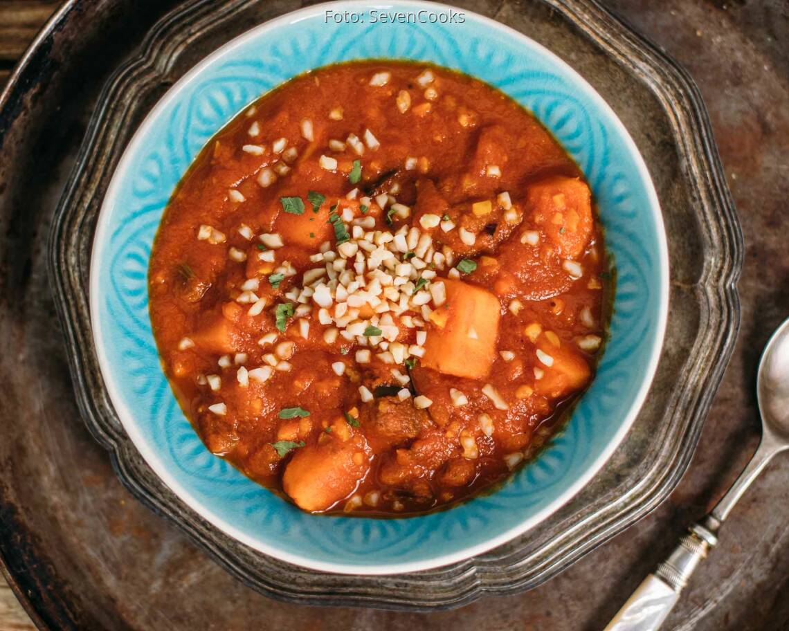 Veganes Rezept: Auberginen-Süßkartoffel-Curry_3