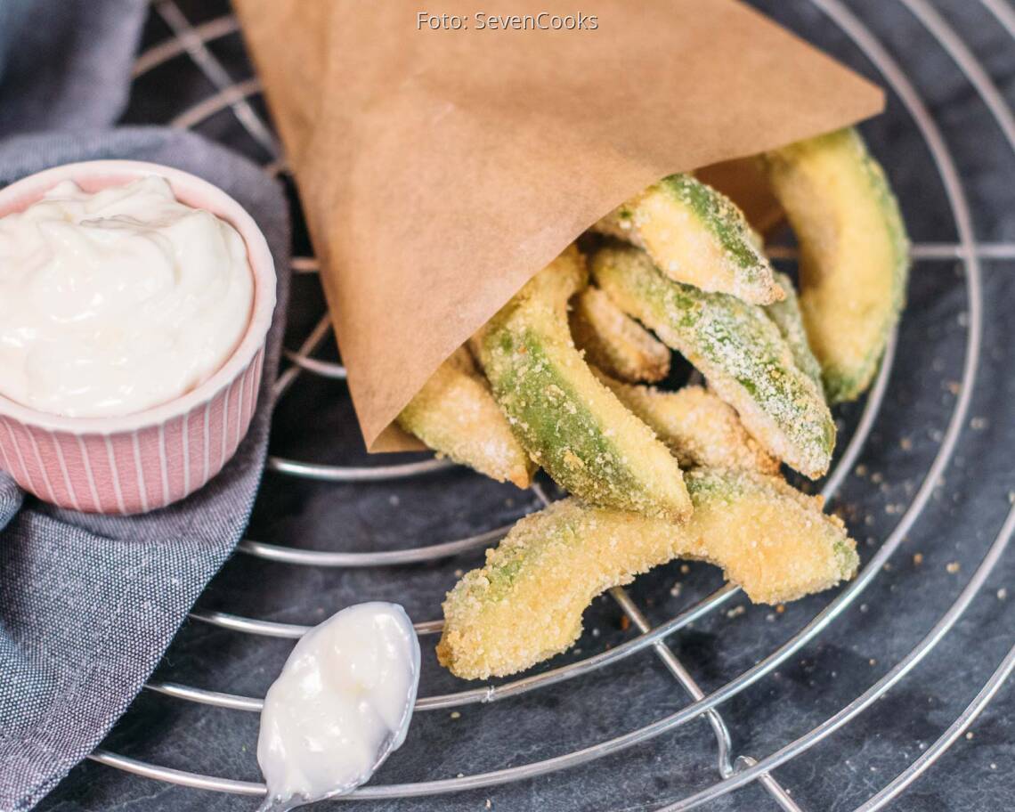 Veganes Rezept: Avocado-Fritters mit Aioli 1