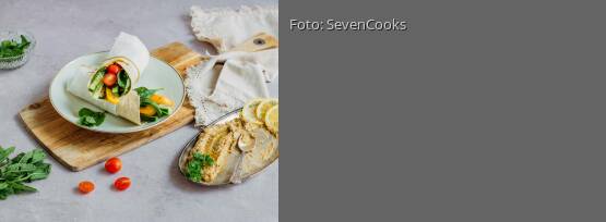 Rezeptbild für "Baba Ganoush Wrap"