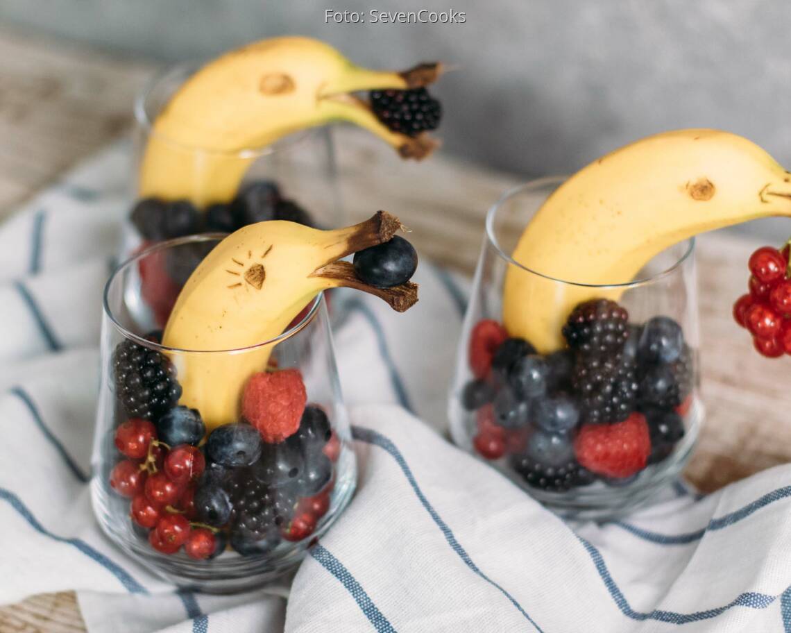 Veganes Rezept: Bananen Delfine_1