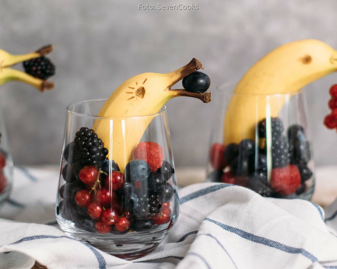 Veganes Rezept: Bananen Delfine_2