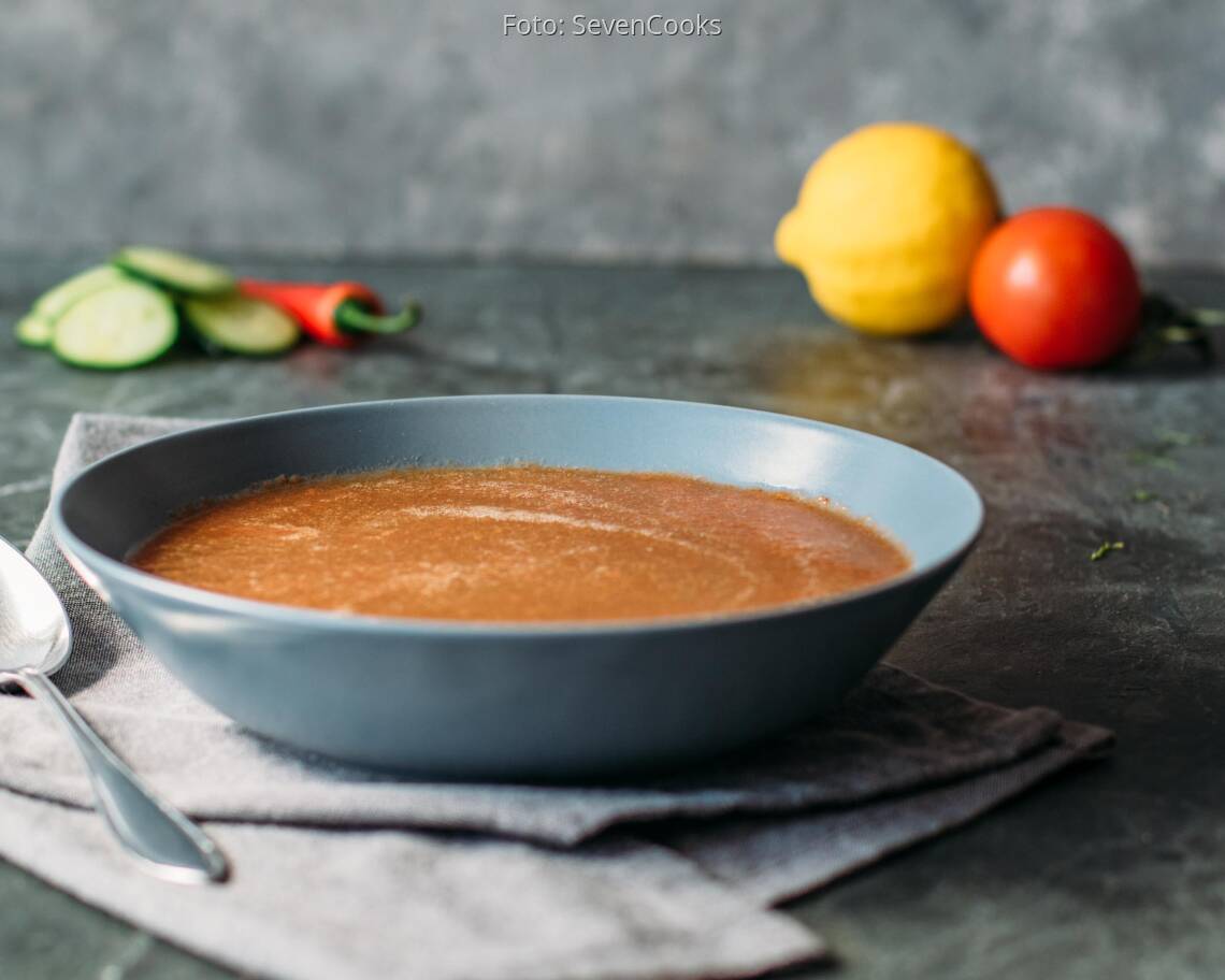 Veganes Rezept: Basische Gazpacho 1