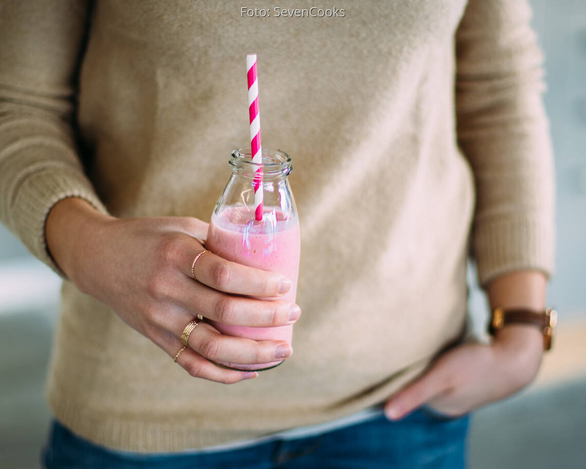 Veganes Rezept: Beeren-Kokos-Smoothie