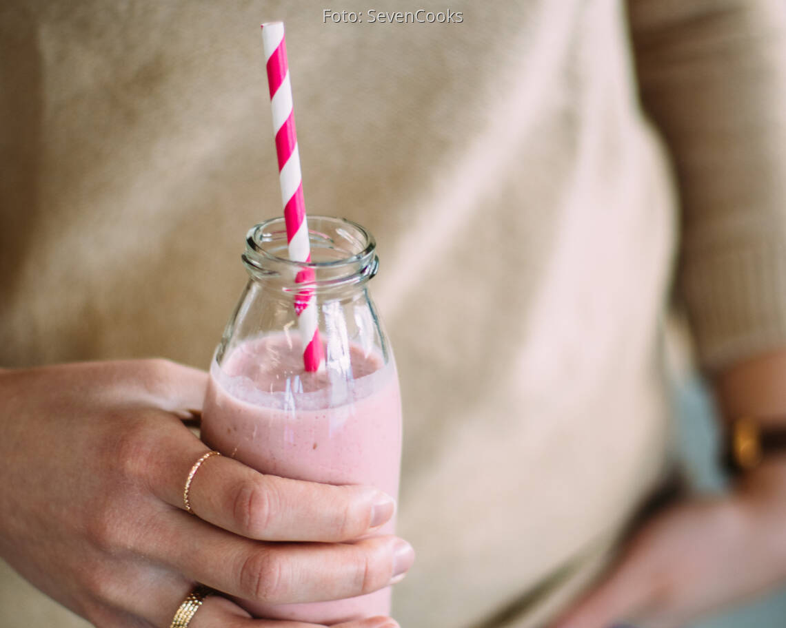 Veganes Rezept: Beeren-Kokos-Smoothie