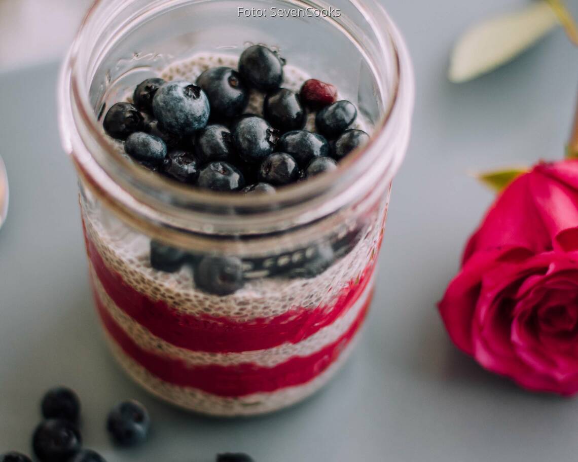 Veganes Rezept: Beeriger Chia-Pudding_2