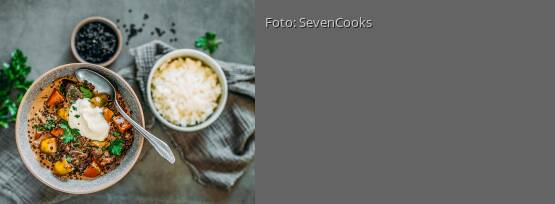 Rezeptbild für "Belugalinsencurry"