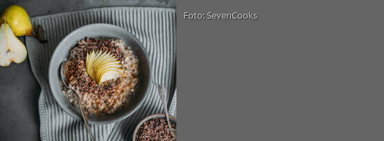 Rezeptbild für "Bircher Müsli mit Birne und Chia"