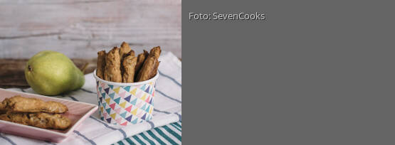 Rezeptbild für "Birnen Dinkelstangen ohne Zucker"