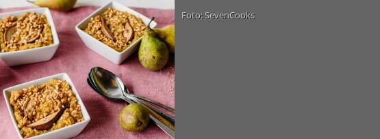 Rezeptbild für "Birnen-Hirse-Auflauf"