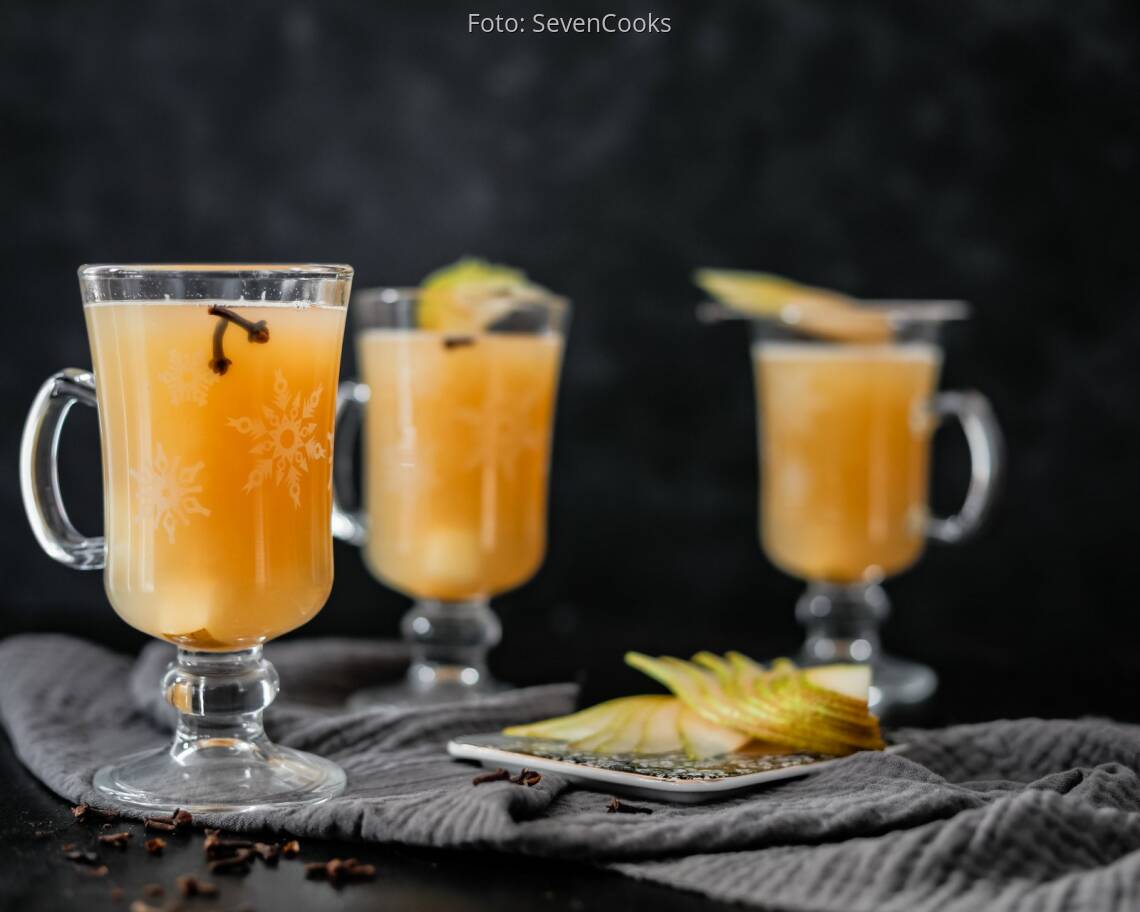 Veganes Rezept: Birnen-Ingwer-Punsch