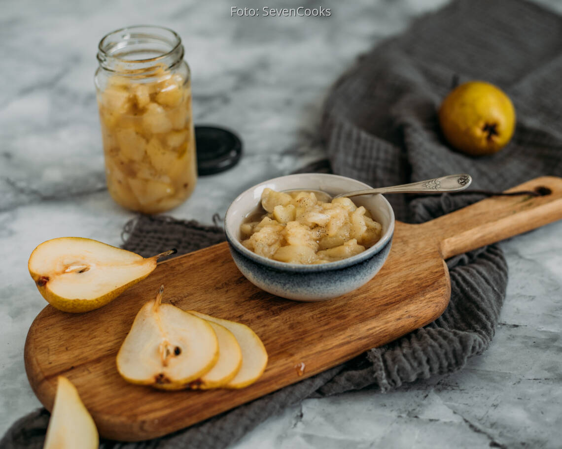Veganes Rezept: Birnenkompott